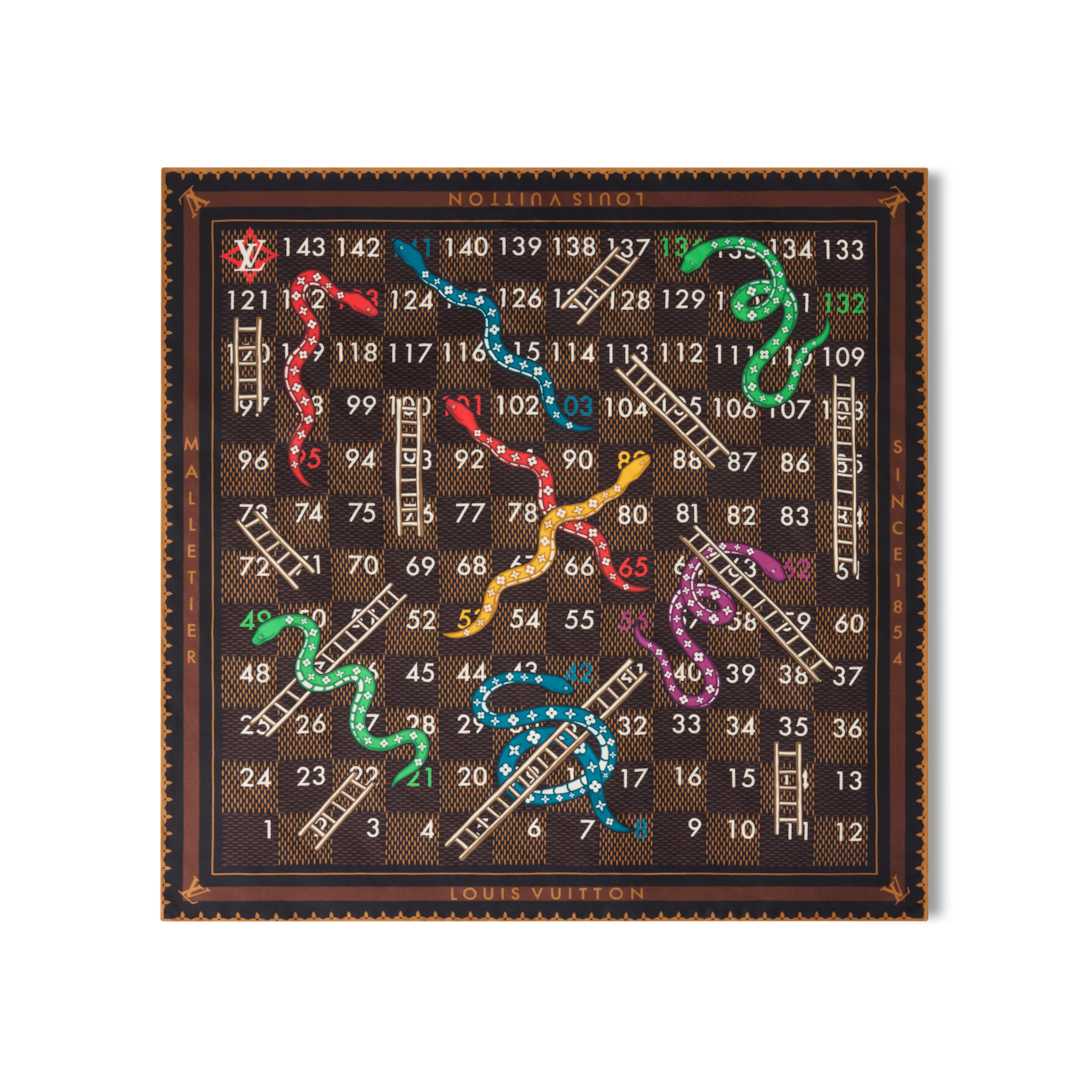 Snakes and Ladders Bandana S00 - Men - Accessories | LOUIS VUITTON ®